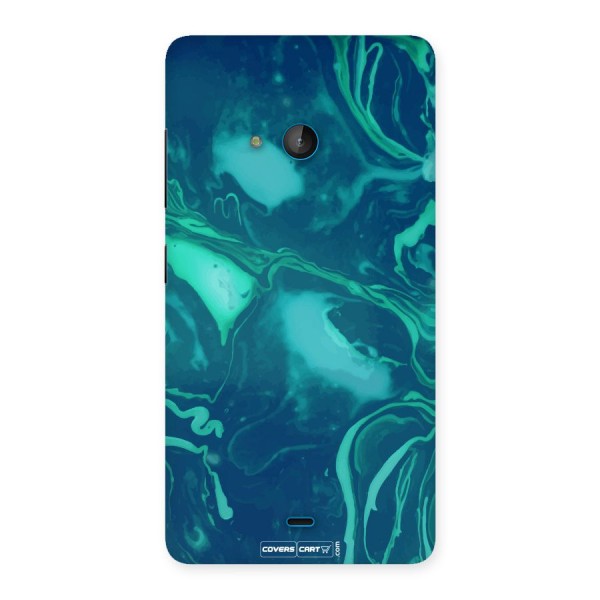 Jazzy Green Marble Texture Back Case for Lumia 540