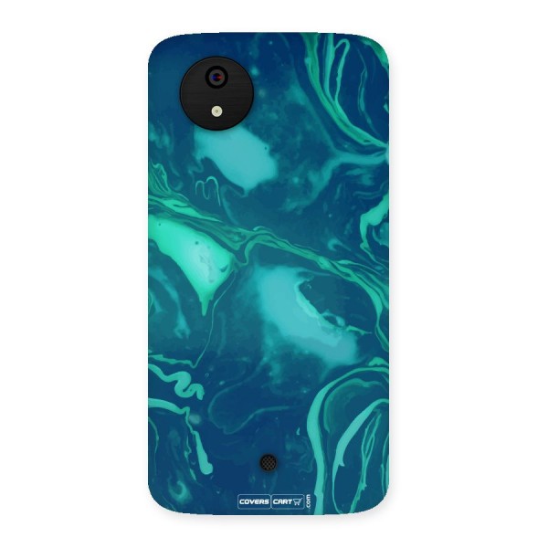 Jazzy Green Marble Texture Back Case for Micromax Canvas A1