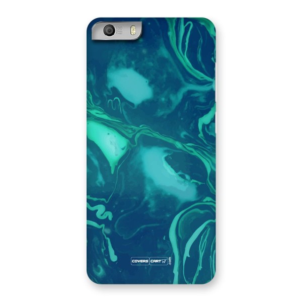 Jazzy Green Marble Texture Back Case for Micromax Canvas Knight 2