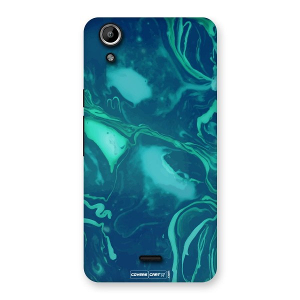 Jazzy Green Marble Texture Back Case for Micromax Canvas Selfie Lens Q345