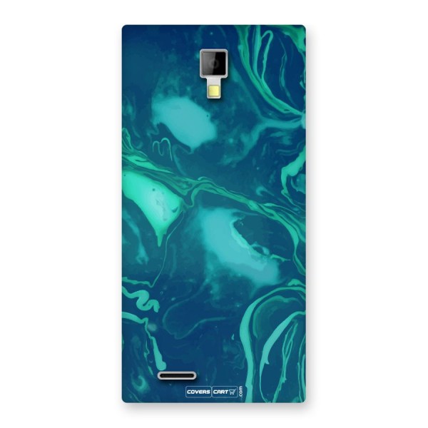 Jazzy Green Marble Texture Back Case for Micromax Canvas Xpress A99