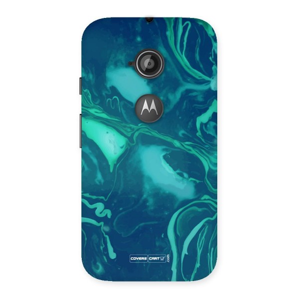 Jazzy Green Marble Texture Back Case for Moto E 2nd Gen