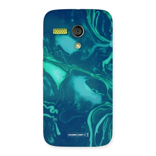 Jazzy Green Marble Texture Back Case for Moto G