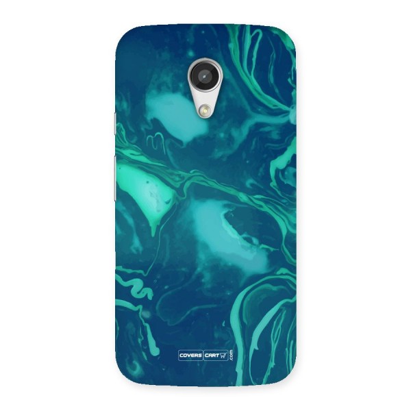 Jazzy Green Marble Texture Back Case for Moto G 2nd Gen