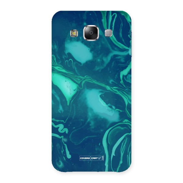 Jazzy Green Marble Texture Back Case for Samsung Galaxy E5