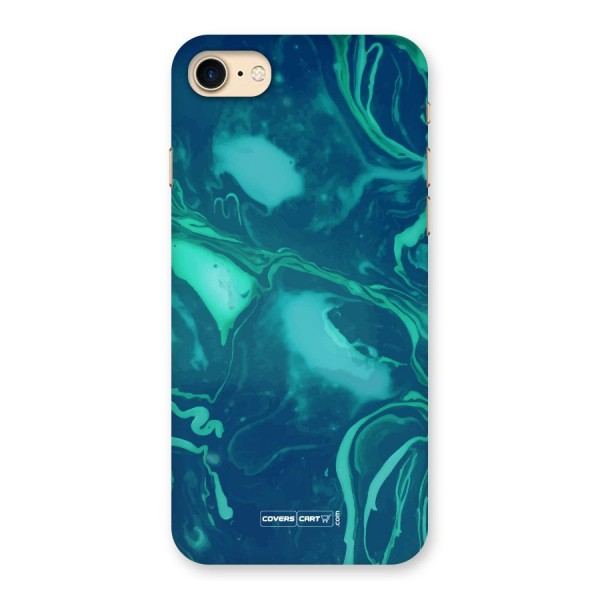 Jazzy Green Marble Texture Back Case for iPhone 7