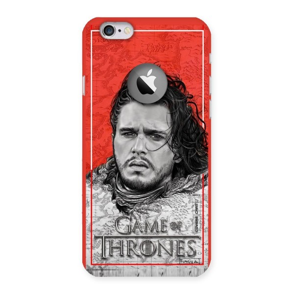 Jon Snow Nights Watch Back Case for iPhone 6 Logo Cut