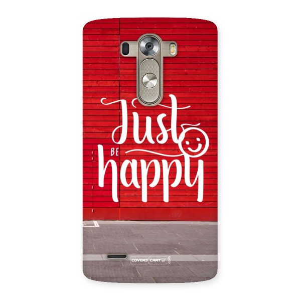 Just Be Happy Back Case for LG G3