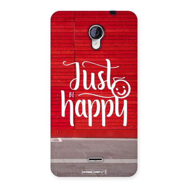Just Be Happy Back Case for Micromax Unite 2 A106