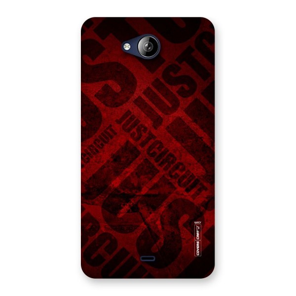 Just Circuit Back Case for Canvas Play Q355
