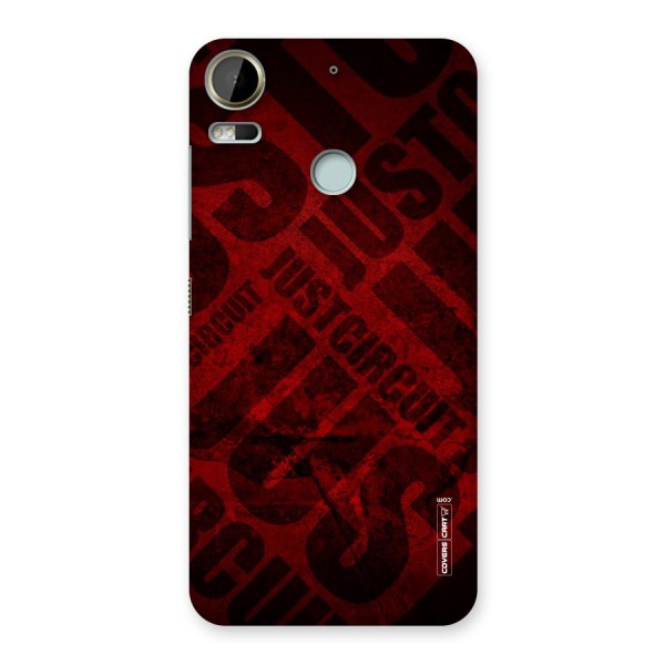 Just Circuit Back Case for Desire 10 Pro