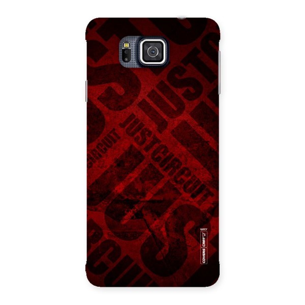 Just Circuit Back Case for Galaxy Alpha