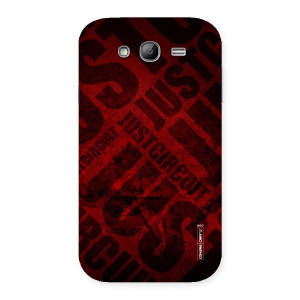 Just Circuit Back Case for Galaxy Grand