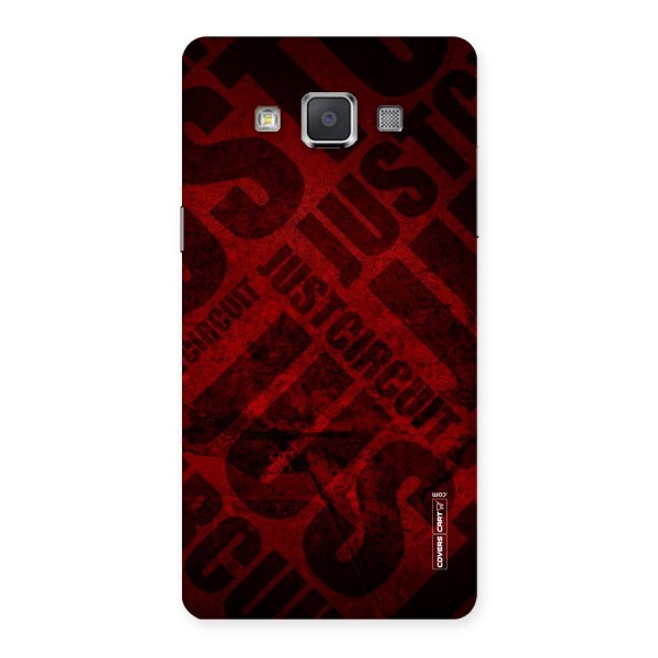 Just Circuit Back Case for Galaxy Grand 3