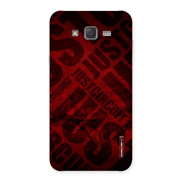 Just Circuit Back Case for Galaxy J7