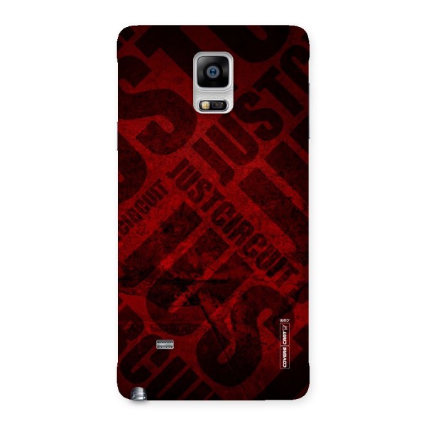 Just Circuit Back Case for Galaxy Note 4