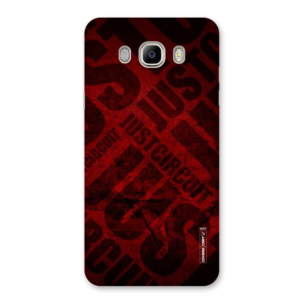 Just Circuit Back Case for Galaxy On8