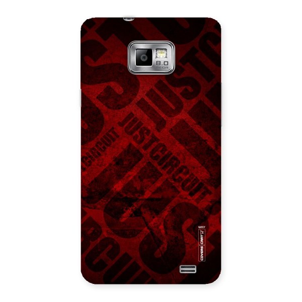 Just Circuit Back Case for Galaxy S2