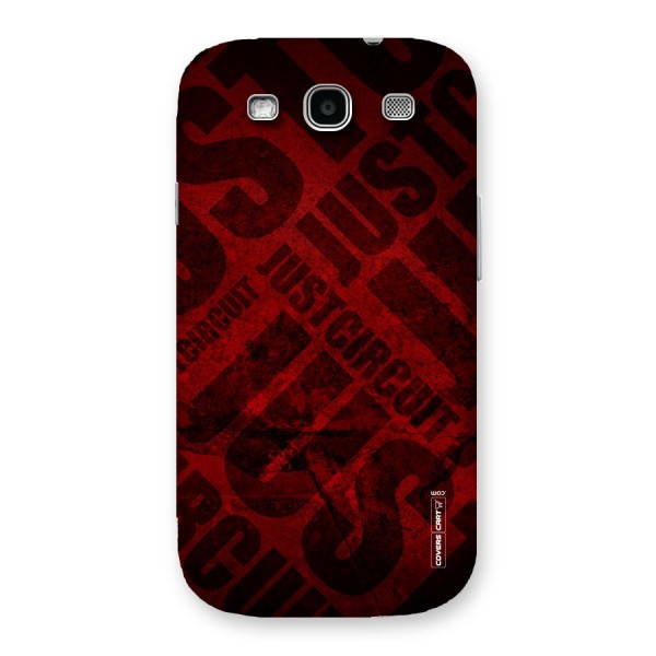 Just Circuit Back Case for Galaxy S3