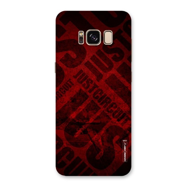 Just Circuit Back Case for Galaxy S8