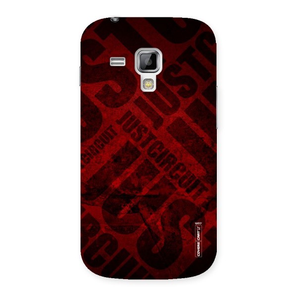 Just Circuit Back Case for Galaxy S Duos
