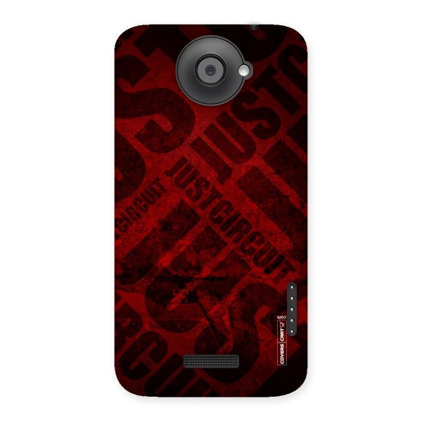 Just Circuit Back Case for HTC One X