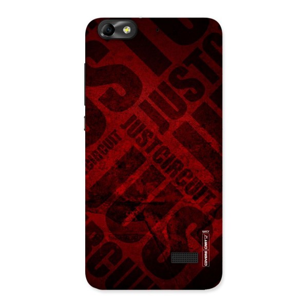 Just Circuit Back Case for Honor 4C