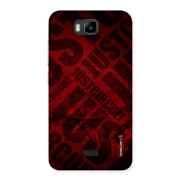 Just Circuit Back Case for Honor Bee