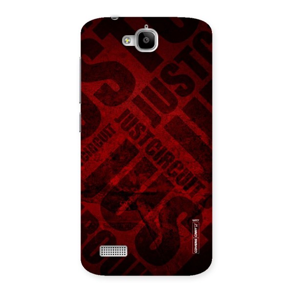 Just Circuit Back Case for Honor Holly