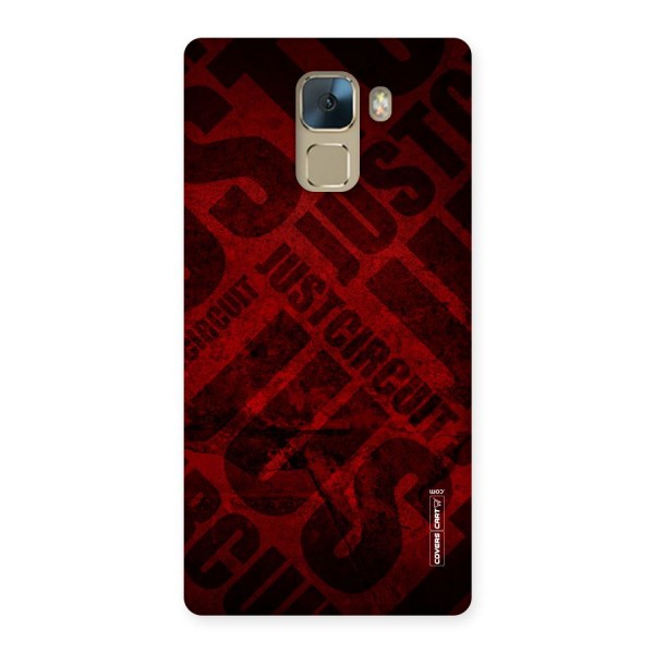 Just Circuit Back Case for Huawei Honor 7