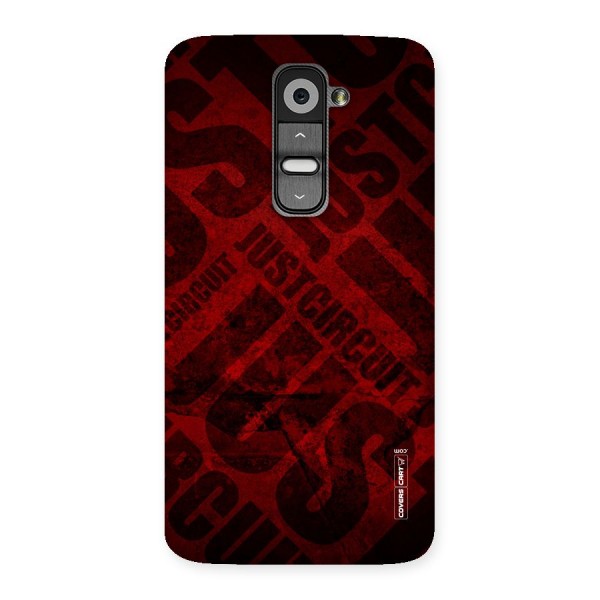 Just Circuit Back Case for LG G2