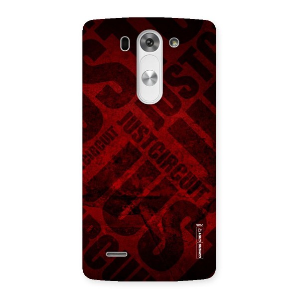 Just Circuit Back Case for LG G3 Beat