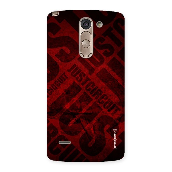Just Circuit Back Case for LG G3 Stylus