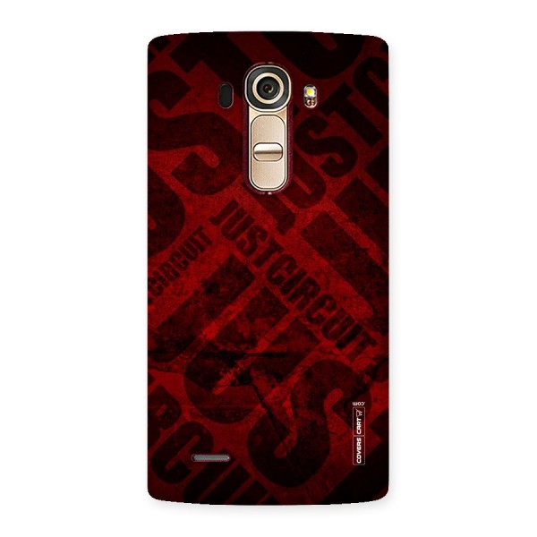 Just Circuit Back Case for LG G4