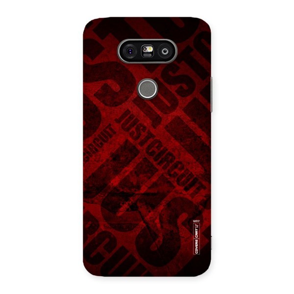Just Circuit Back Case for LG G5