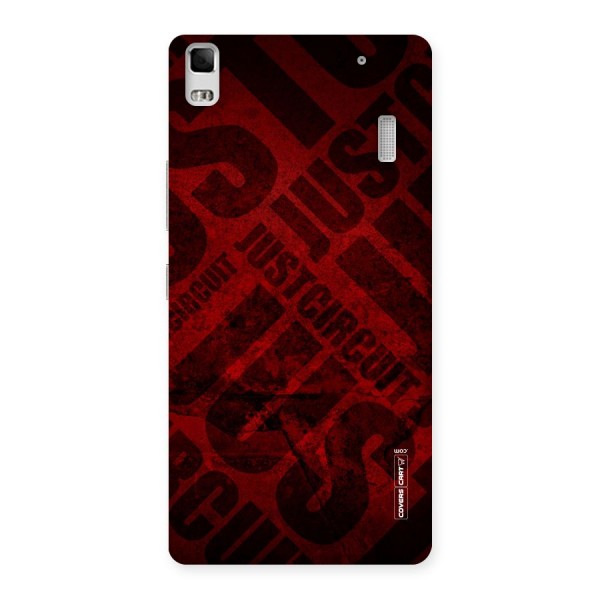 Just Circuit Back Case for Lenovo K3 Note