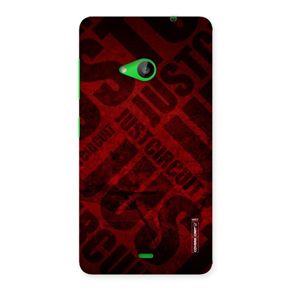 Just Circuit Back Case for Lumia 535