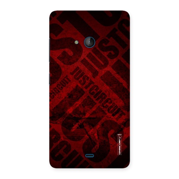 Just Circuit Back Case for Lumia 540
