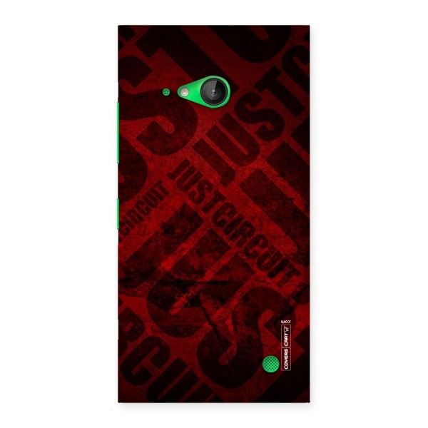 Just Circuit Back Case for Lumia 730