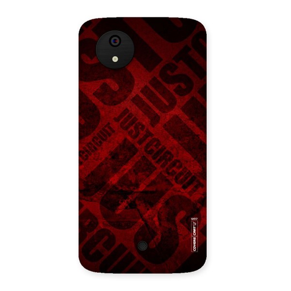 Just Circuit Back Case for Micromax Canvas A1