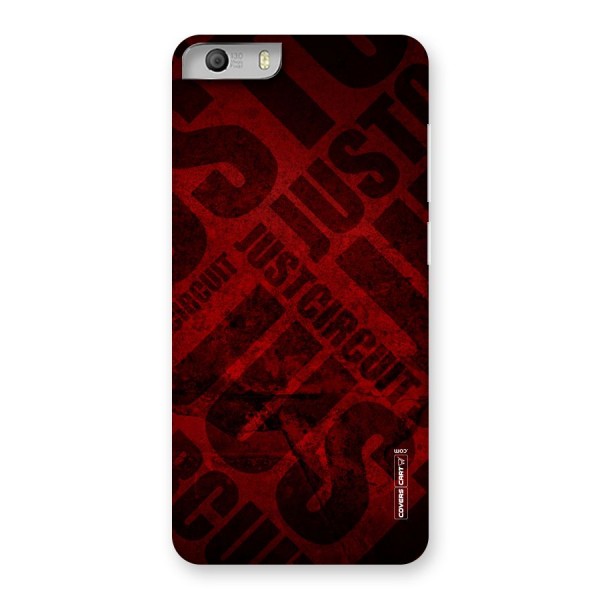 Just Circuit Back Case for Micromax Canvas Knight 2