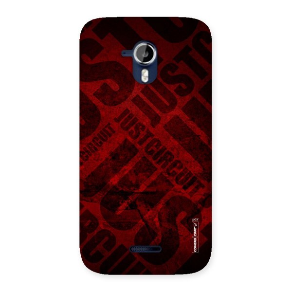 Just Circuit Back Case for Micromax Canvas Magnus A117