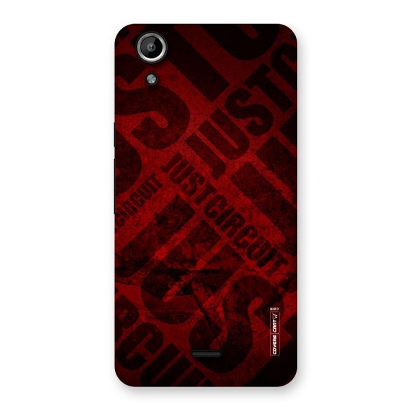 Just Circuit Back Case for Micromax Canvas Selfie Lens Q345