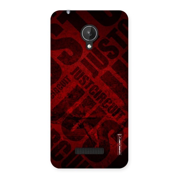Just Circuit Back Case for Micromax Canvas Spark Q380