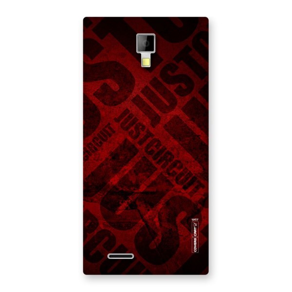 Just Circuit Back Case for Micromax Canvas Xpress A99