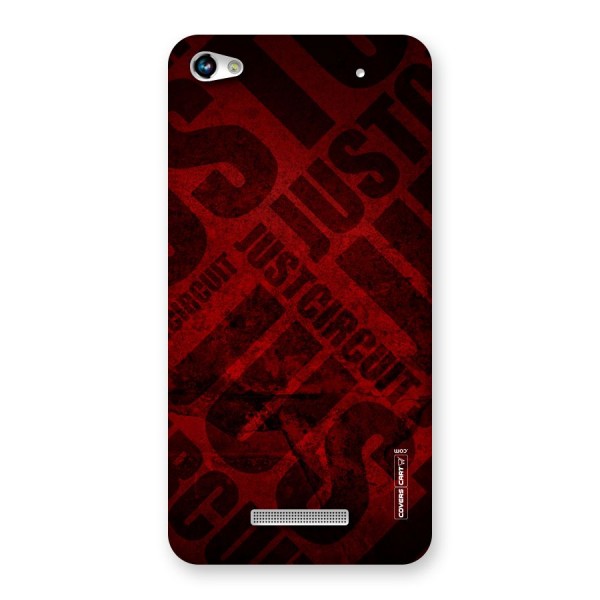 Just Circuit Back Case for Micromax Hue 2