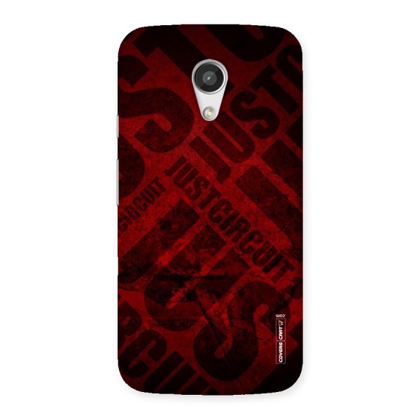 Just Circuit Back Case for Moto G 2nd Gen