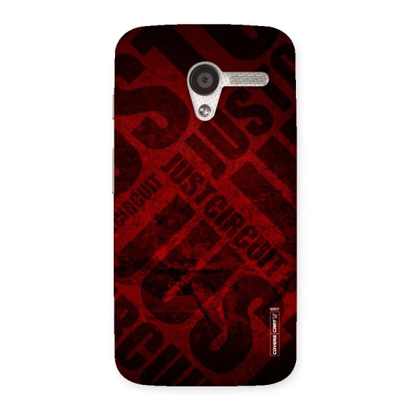 Just Circuit Back Case for Moto X