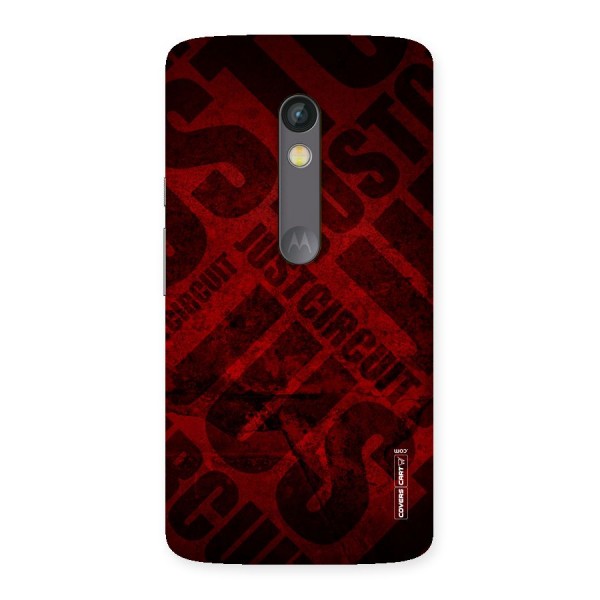 Just Circuit Back Case for Moto X Play