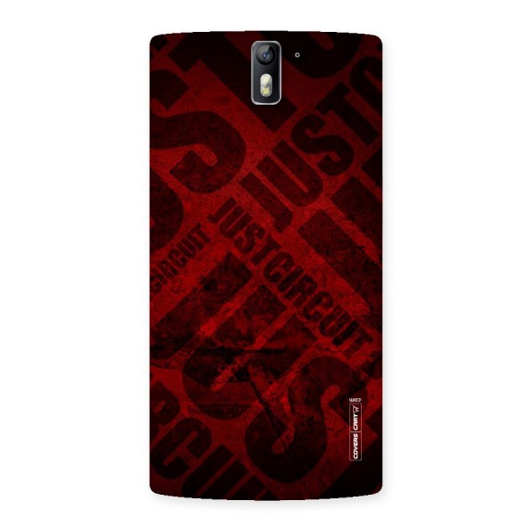 Just Circuit Back Case for One Plus One